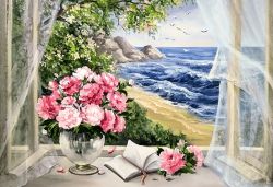 Ag 120 Алмазная мозаика Гранни "Девичьи фантазии"