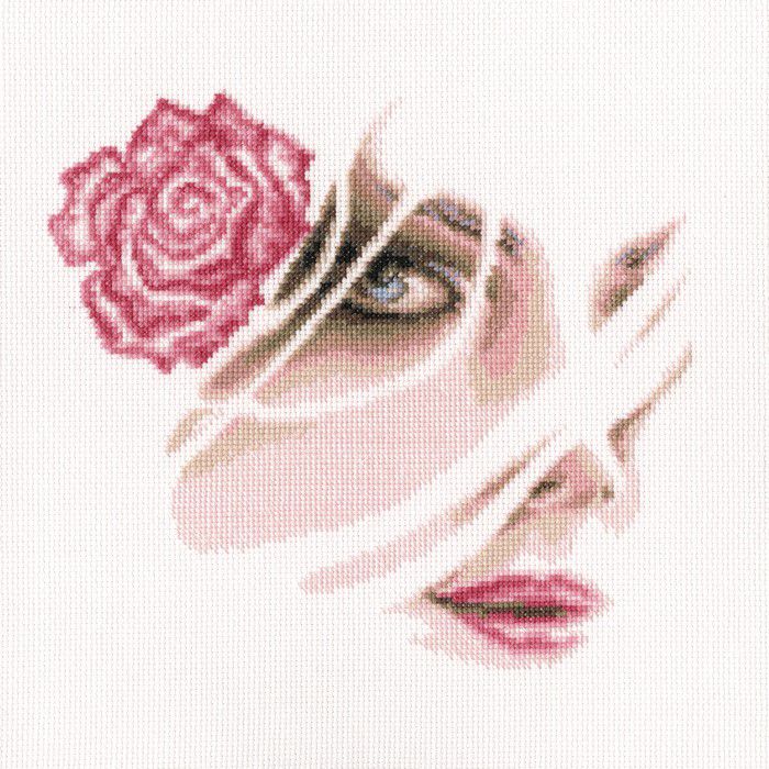 Набор для вышивания крестом РТО "Коралловая роза"  М567