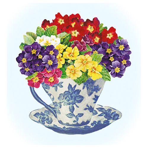 7021 Набор для вышивания лентами  "Примула" (Матренин Посад)