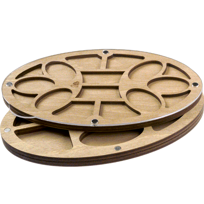 Органайзер для бисера многоярусный ВОЛШЕБНАЯ  СТРАНА FLZB-087 19.5*12*2.5см, 23 ячеек