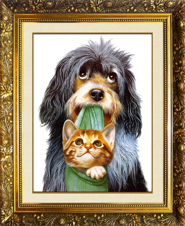 SP-26 Алмазная мозаика МИЛАТО "Мой друг"