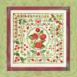 0127-МЛ-Н-3Bf Набор для вышивания СОВИНЫЙ ЛЕС "Малиновое лето"