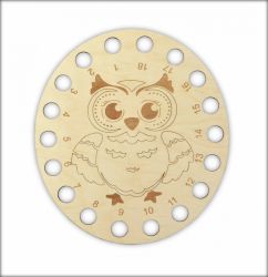 1211 Набор для вышивания Овен "Органайзер для мулине"Сова"