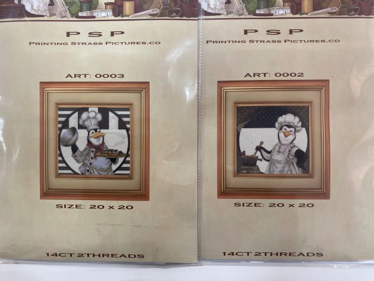 Комплект наборов для вышивания PSP "Шеф-повар" (0002 + 0003) КВ-27 