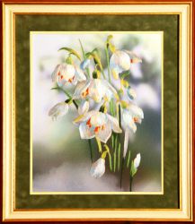 L-0004 "Первенцы весны" (Рисуем иглой)
