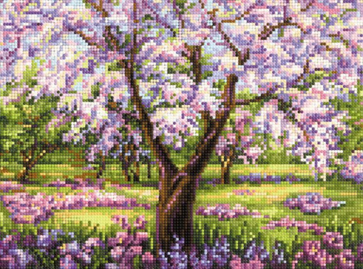 БСА3-145 Алмазная мозаика ТМ Наследие "Цветущее дерево"