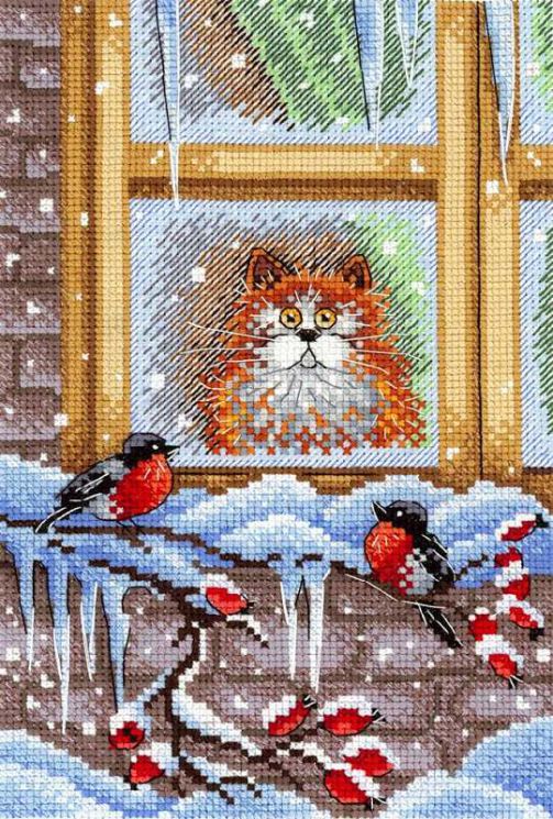 НВ-720 Набор для вышивания М.П.Студия &quot;Смешная троица&quot;