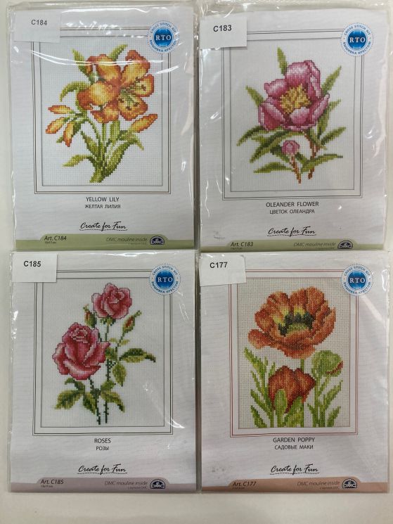 КВ-4 Комплект наборов для вышивания РТО "С177 + С183 + С184 + С185"