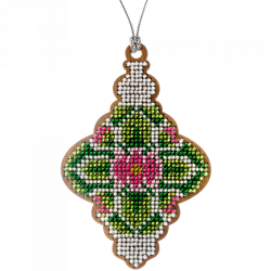 Набор для вышивания бисером по дереву ВОЛШЕБНАЯ СТРАНА FLK-127, 7.5*12см