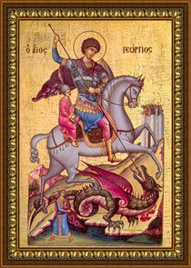 Алмазная мозаика Милато "Св. Георгий Победоносец" O-599 