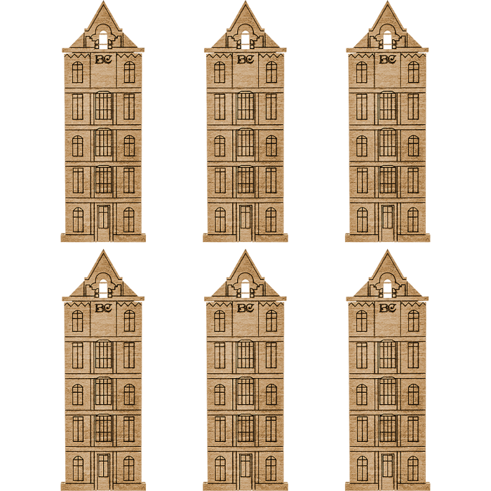 Катушки для ниток FLC-086(S) (6 штук) 3*9см