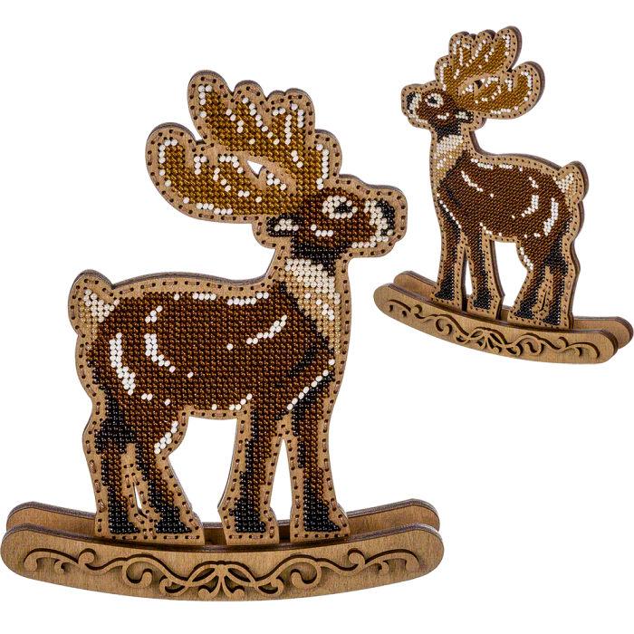 Набор для вышивания бисером по дереву ВОЛШЕБНАЯ  СТРАНА FLK-296, 11.5*18см