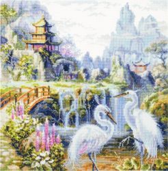 350-756 Набор для вышивания Чудесная игла «Безмятежное утро»