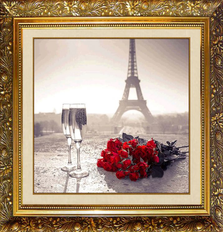 SP-375 Алмазная мозаика МИЛАТО "Свидание в Париже"