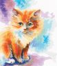 M827 Набор для вышивания РТО "Солнечный котёнок"