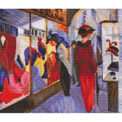 М543 Набор для вышивания РТО "Парижские витрины"