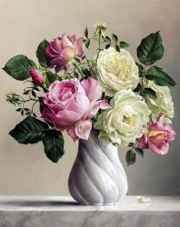 Ag 534 Алмазная мозаика Гранни "Аура роз"