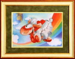 ML-0003 "Облачко счастья" (Рисуем иглой)