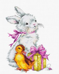 B1127 Набор для вышивания Luca-S "Пасхальная открытка"