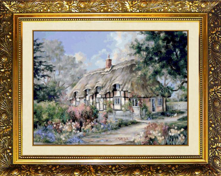 O-596 Алмазная мозаика МИЛАТО "Загородный дом"