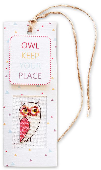 N50 Набор для изготовления закладки Luca-S "Owl keep your place"
