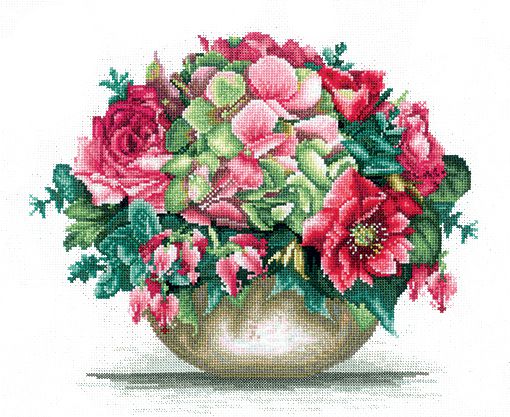 Набор для вышивания Сделай своими руками "Нежный букет" Н-23