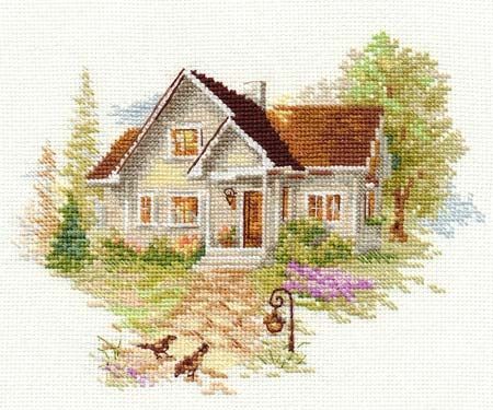 Набор для вышивания Алиса "Июльский домик" 3-20