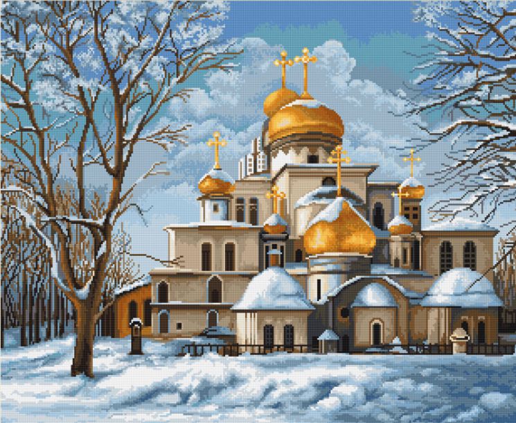 B479 Набор для вышивания Luca-S "Собор"
