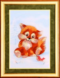 ML-0009 "Встреча в лесу" (Рисуем иглой)