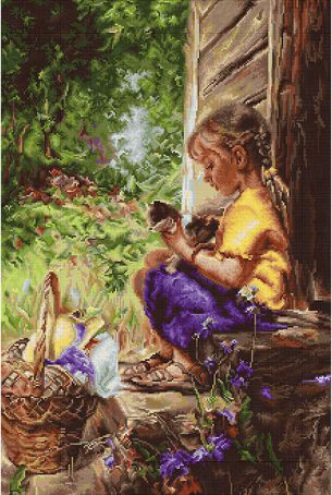 G544 Набор для вышивания Luca-S "На терассе"