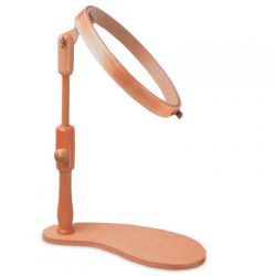 305-8-26 Пяльцы настольные с подставкой (бук), диаметр 26 см