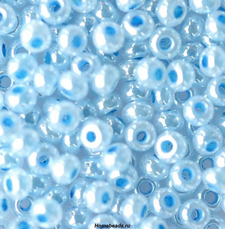 Бисер Preciosa 37336 голубой перламутр