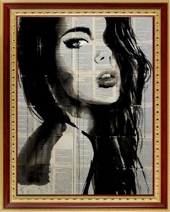 Алмазная мозаика PSP "Портрет на газете" 172