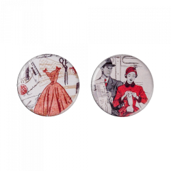 Магнитный двухсторонний держатель для игл ВОЛШЕБНАЯ  СТРАНА FLMH-057(M), 2.5см