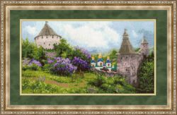 РП-016 Набор для вышивания Золотое Руно "Псково-Печерский монастырь"