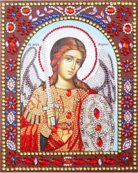 IF012 Алмазные иконы фигурными стразами Color Kit "Святой Архангел Михаил"