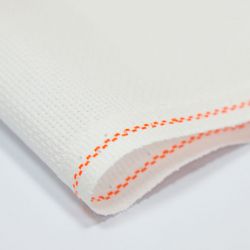 3251/100 Канва Аida 16 ct 50х55см цвет белый/white