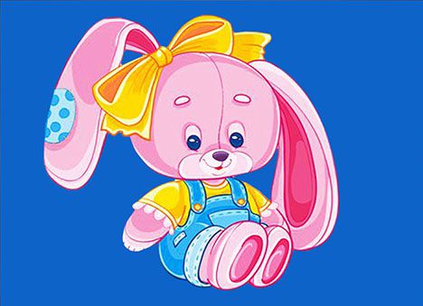 БСА5-007 Алмазная мозаика ТМ Наследие "Розовый зайка"