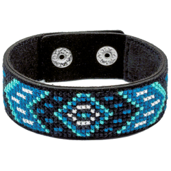 Набор для вышивания нитками на искусственной коже ВОЛШЕБНАЯ СТРАНА FLHL-029 2.2х22см