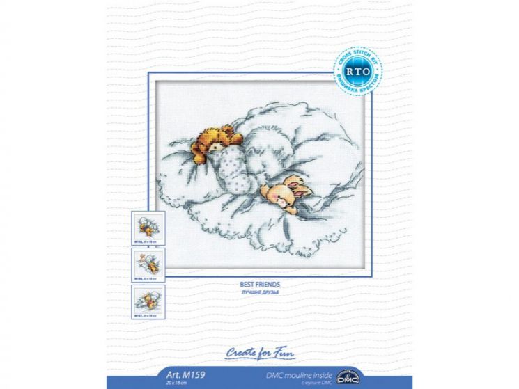 М159-L Набор для вышивания РТО "Лучшие друзья"