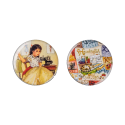 Магнитный двухсторонний держатель для игл ВОЛШЕБНАЯ  СТРАНА FLMH-063(M), 2.5см