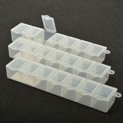 Контейнер для мелочей арт. К-35 15,3х3,4х2,4 см