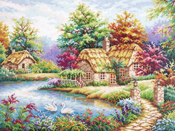 Набор для вышивания крестом Чудесная игла «Как в сказке!» 47-03