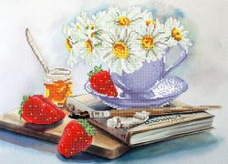 КБ-432 Схема для вышивания бисером ТМ Наследие "Ромашковое настроение"