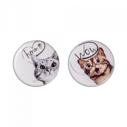 Магнитный двухсторонний держатель для игл ВОЛШЕБНАЯ  СТРАНА FLMH-066(M), 2.5см