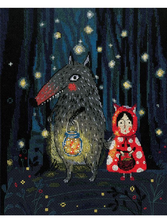 M830 НАБОР ДЛЯ ВЫШИВАНИЯ РТО "ЭТО ИСТОРИЯ ПРО МАЛЕНЬКУЮ КРАСНУЮ ШАПОЧКУ"