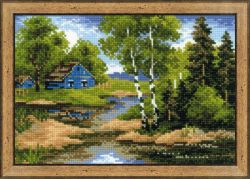 1113 Набор для вышивания Риолис "Летний домик"