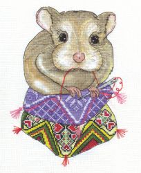 ВК-1375 Набор для вышивания "Рукодельный хомяк" (PANNA)